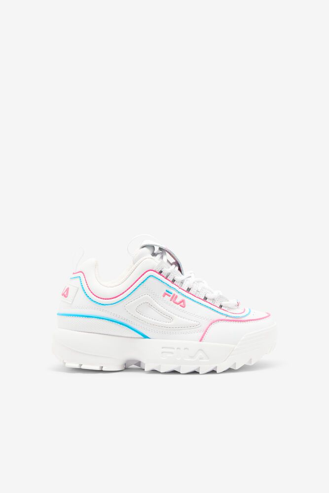 Fila Sneakers Børn Hvide Disruptor 2 Contrast Piping CJL-756901